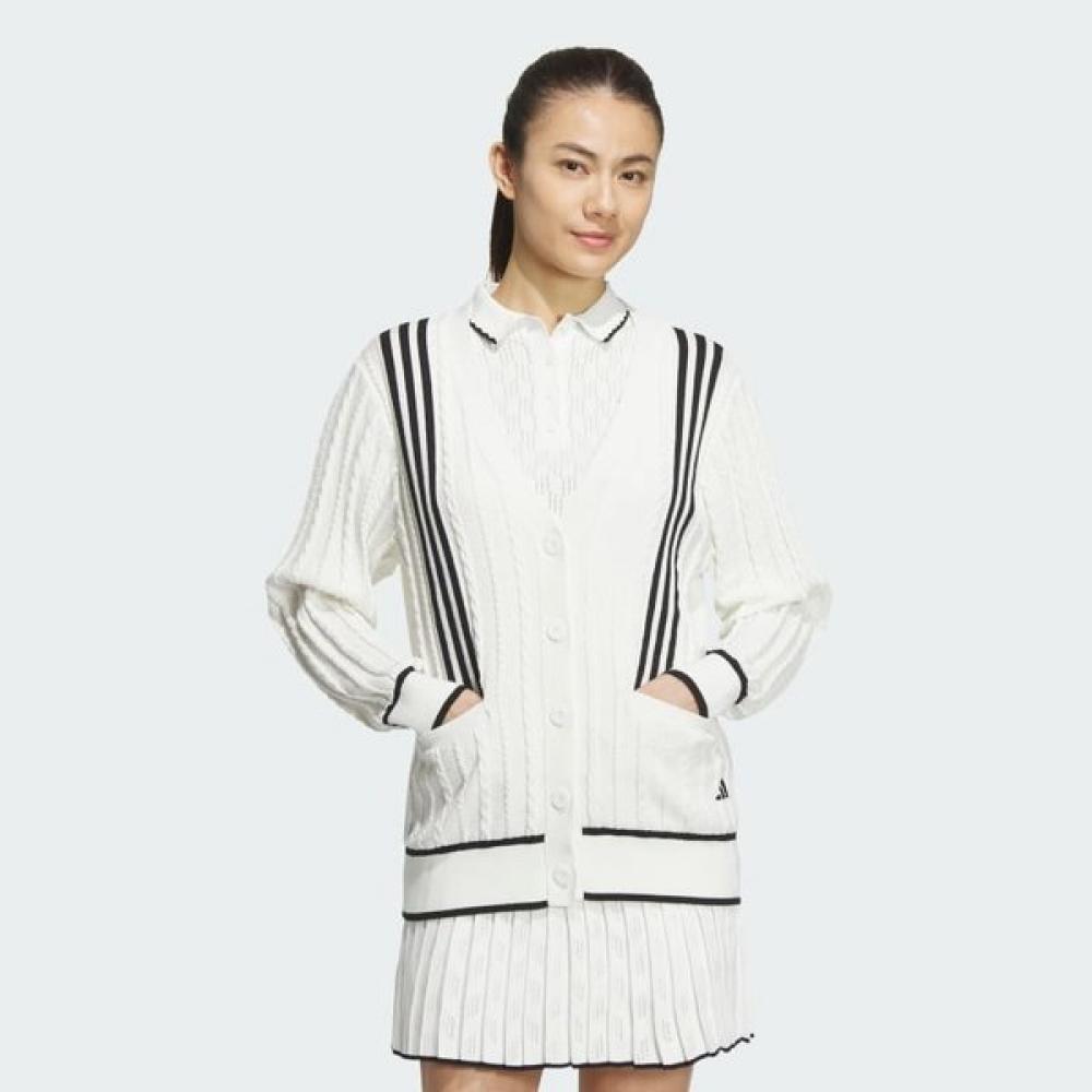 Adidas Гольф 2024 SS женский гольф Prime вязаный кардиган In6624