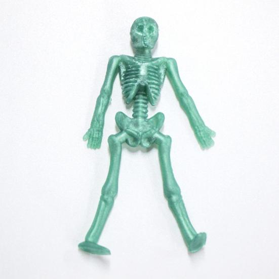 10/20/30Pcs Halloween Skeleton Stretch Toy Anxiety Stress Relief Portable Soft TPR High Elastic Colorful Skeleton Toy Party Favors Supplies
