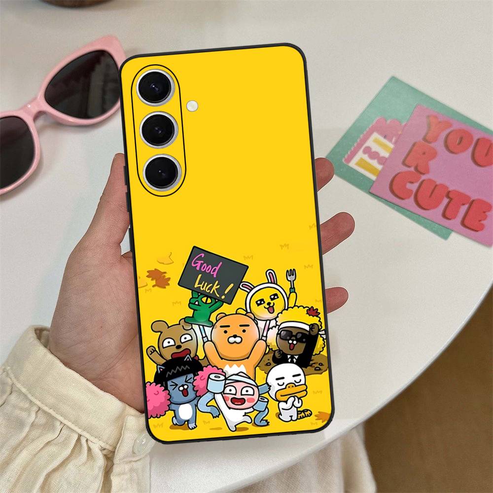 Cartoon K-KAKAO CUTE F-FRIENDS Phone Case For Samsung S 24 Fe 25 Ultra Plus 20 Lite 21 30 22 23 24 22 Ultra 5G Fundas