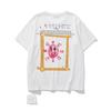 Off-White Летняя новинка 2025 года, классическая футболка с короткими рукавами и принтом улыбающегося лица для мужчин и женщин, парная футболка