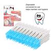 160pcs Double Ended Toothpick Soft Silicone Tooth Picks Dental Floss Interdental Brush Teeth Stick Dental Hygiene Tools
