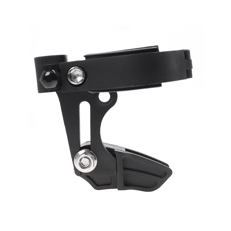 Направляющая цепи горного велосипеда, ловитель схода цепи, хомут 32/35 мм, стабилизатор цепи с положительными и отрицательными зубьями, прижим цепи передней тяги