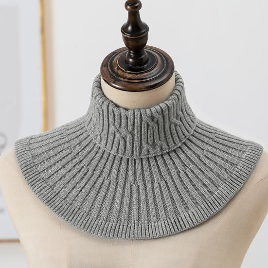 Fake Collar Scarf Quick-Drying Thickened Warm Fake Collar Scarf Winter Decorative Warm Neckwear Layering