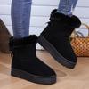 Fashion Winter Boots Fur Women's Snow Boots Low-top Warm Fur Shoes Fashion Women's Winter Short Boots Super Mini Outer Wear Non-slip