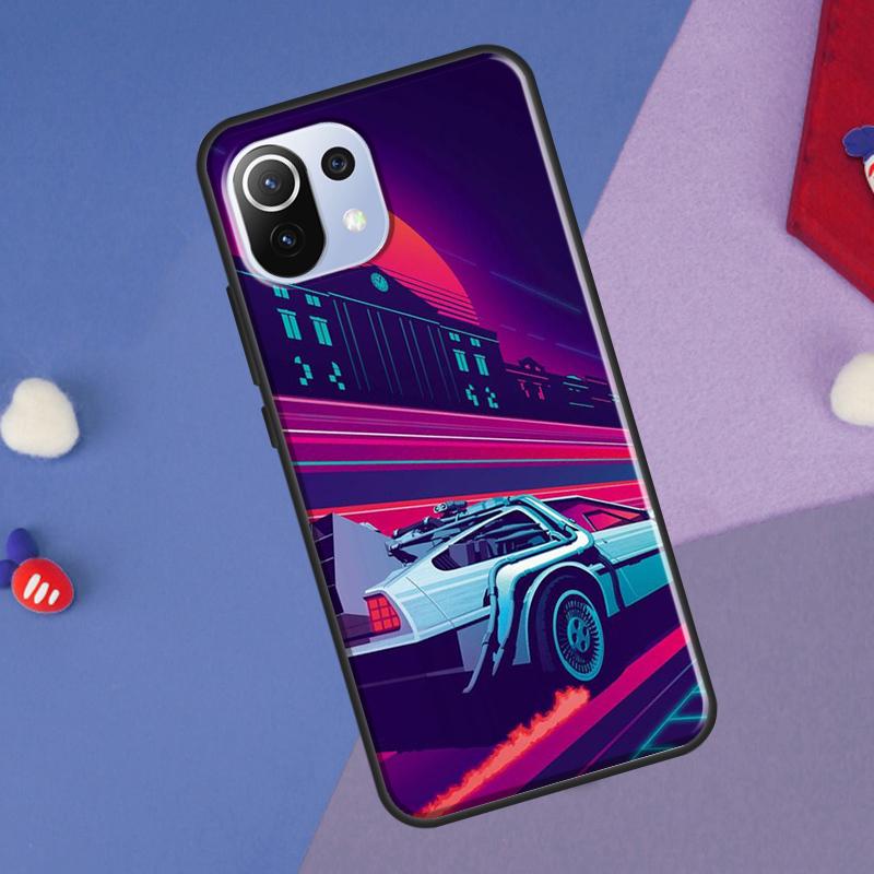 Чехол 'Назад в будущее' Машина времени для Xiaomi 14 Ultra 13 11T 12T 13T 14T Pro POCO X6 X7 Pro X3 X5 F3 F5 F6 M6 Pro