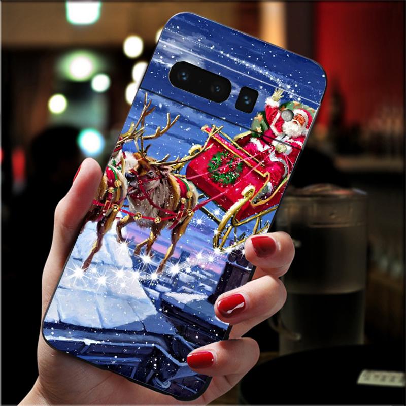 Christmas Santa Claus Phone Case For Google Pixel 10 9 Pro XL 9A 8 7 6 Pro Pixel 8A 7A 6A Pixel 8 7 6 5