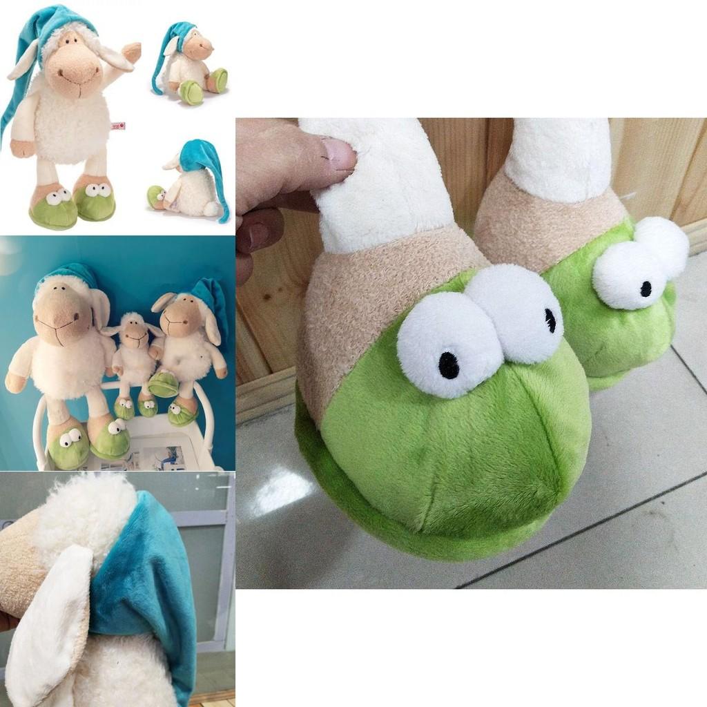 Милая плюшевая кукла-овечка с капюшоном для детей, мягкая и уютная игрушка-овечка для сна