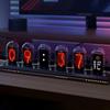 Умные бесшумные ретро-будильники RGB цифровые светодиодные роскошные элегантные часы Nixie Tube Clock Flip Nordic Desk Clock Room Unique Design Clock Office Decoration