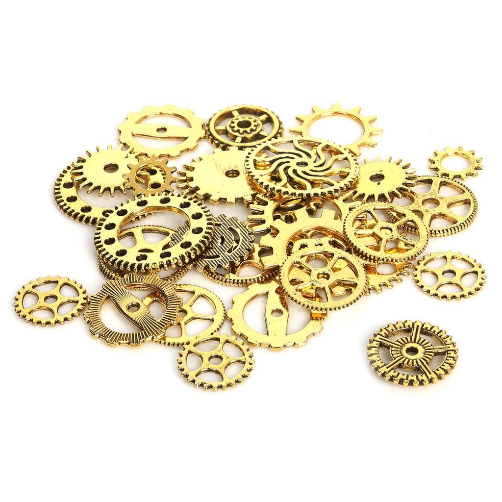 Metal Mixed Gear Charm Pendant DIY Jewelry Accessories Findings Supplies For Jewelry Making