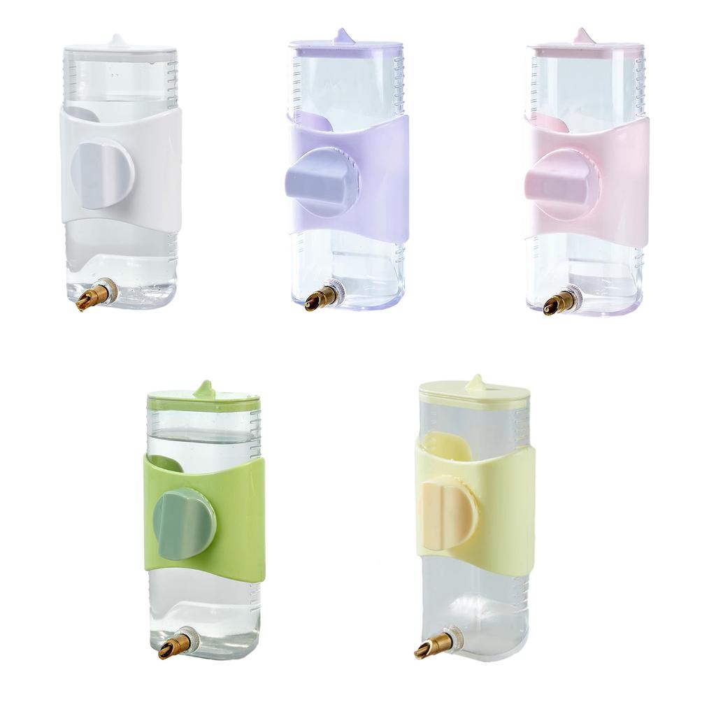 300ml Plastic Small Pet Water Drinking Fountain Bottle Feeder Parrot Dispenser Feeder Cage Hangable Bottles Leak Proof