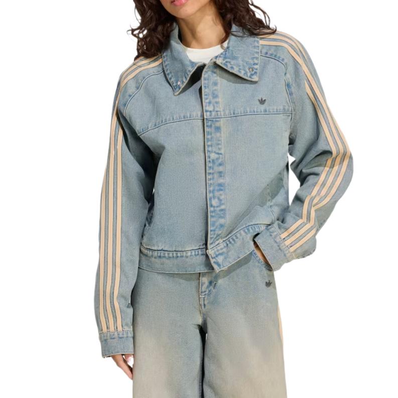 adidas Originals Essentials Модная Трендовая Универсальная Джинсовая Куртка Женская Куртка JY2872
