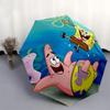 1pc Happy Patrick and SpongeBob Automatic, Cute Cartoon Pattern, Portable Outdoor Umbrella, Perfect, Holiday Gift for fans.Z052