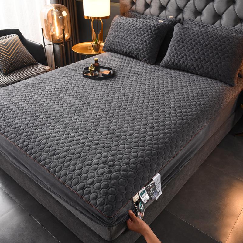 Новый графеновый молочный флис с хлопчатобумажной простыней, теплое и быстро нагревающееся покрывало, защитный чехол для дома Simmons