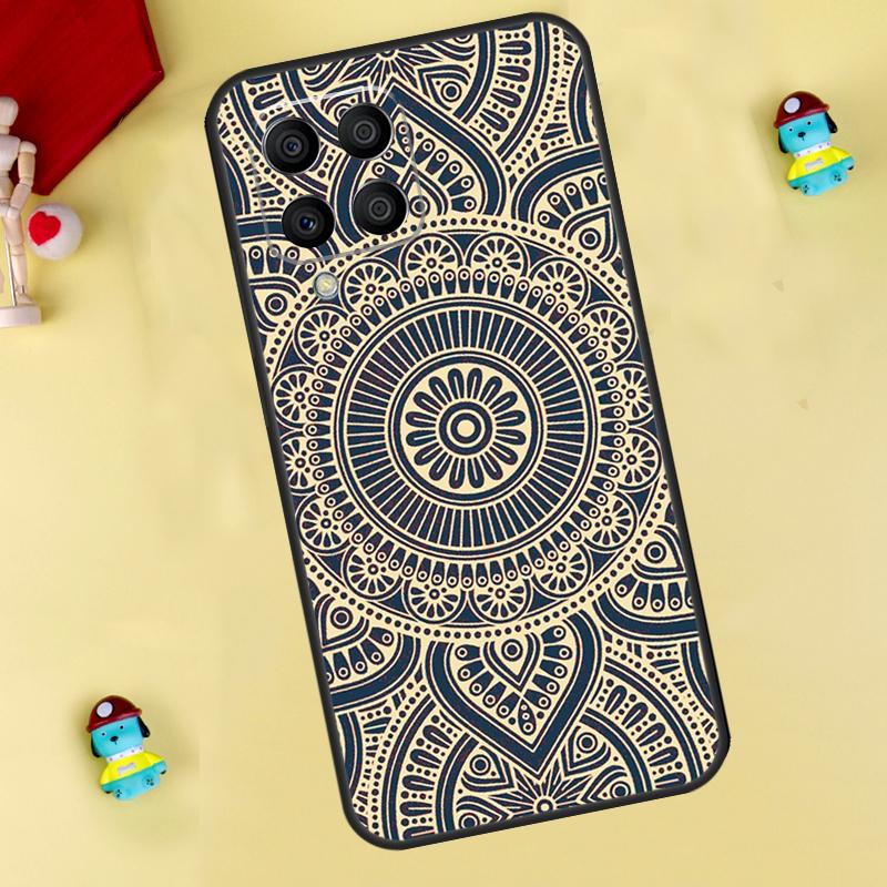 Чехол-тотем Цветок Мандалы для Samsung Galaxy M55 M14 M34 M54 M32 M52 M15 M11 M12 M13 M06 M16 M36 M56 M31 M53 M35