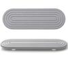 Anti-Slip Kitchen Sink Mat with Leak-Proof Groove Design Quick Drying Diatomaceous Earth Stone Tray