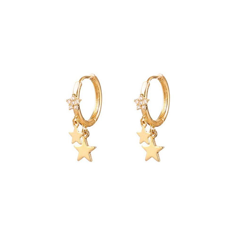 Women Jewelry Hoop Earrings Korean Style Earring Star Drop Earrings Pendant Earring Women Earring