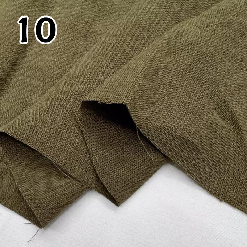 100x140см 100% Рами Лен Ткань Высококачественный Чистый Конопля Натуральная Крашеная Пряжа Ткань Для DIY Hanfu Брюки Платье Пальто Швейные Поделки