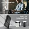 For Samsung Galaxy A26 5G Case JEEHOOD J09 RFID Blocking Card Holder Leather Back Phone Cover Magnetic Case