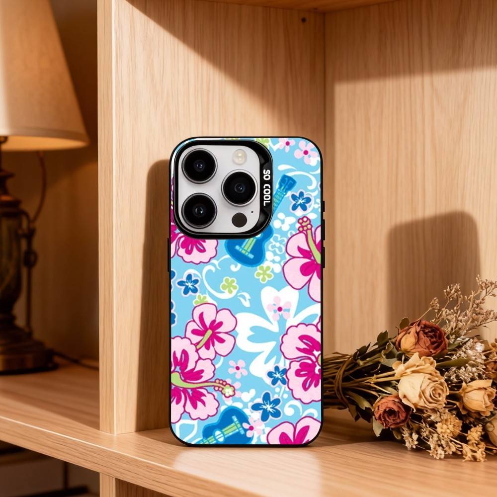 Гавайский цветок гибискуса Чехол для телефона для iPhone 17, 16, 15, 14, 13, 12, 11 Plus, Pro Max Черный Серебристый конфетный чехол для телефона