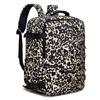 Рюкзак с леопардовым принтом, с несколькими карманами и регулируемыми лямками