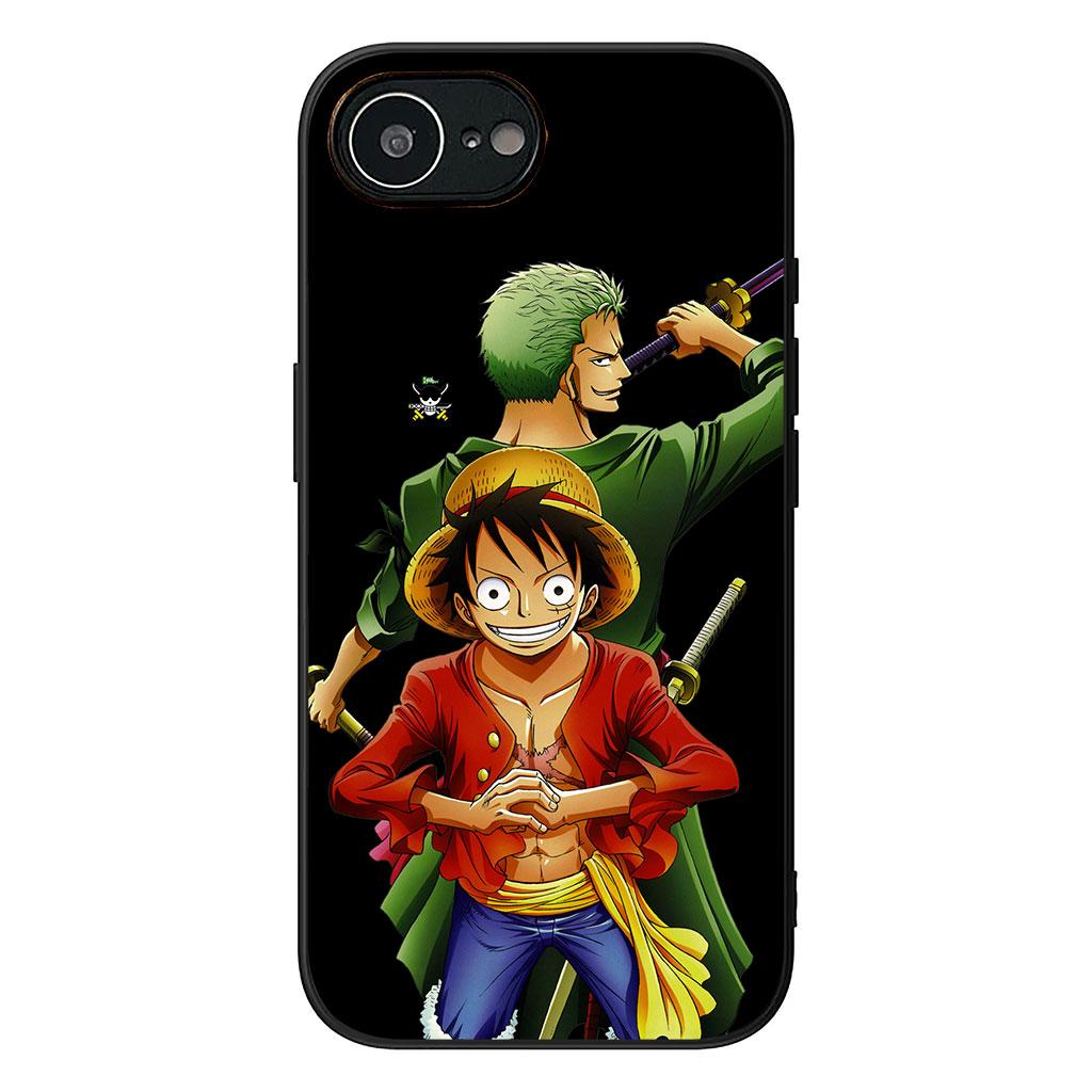 Cover for Apple iPhone 16 15 14 Plus 13 12 Mini 17 Pro Max + ProMax 16E Air 16+ 15+ Phone Case Roronoa Zoro One Piece Luffy