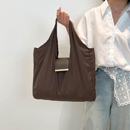 Складная расширяемая мини-сумка-тоут с брелоком, портативная нейлоновая сумка для покупок, многоразовая дорожная сумка для повседневных покупок