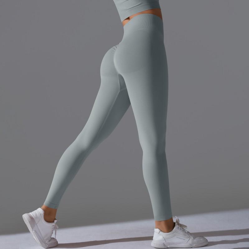 High-Waisted Seamless Yoga Leggings Women Breathable Quick-Dry Compression Fit Running Gym Workout