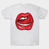 T Shirt Women Kiss My Lips Sexy Tee Tshirt Harajuku Print Kawaii Tshirt Summer Short Sleeve Female T-Shirt Top Tee