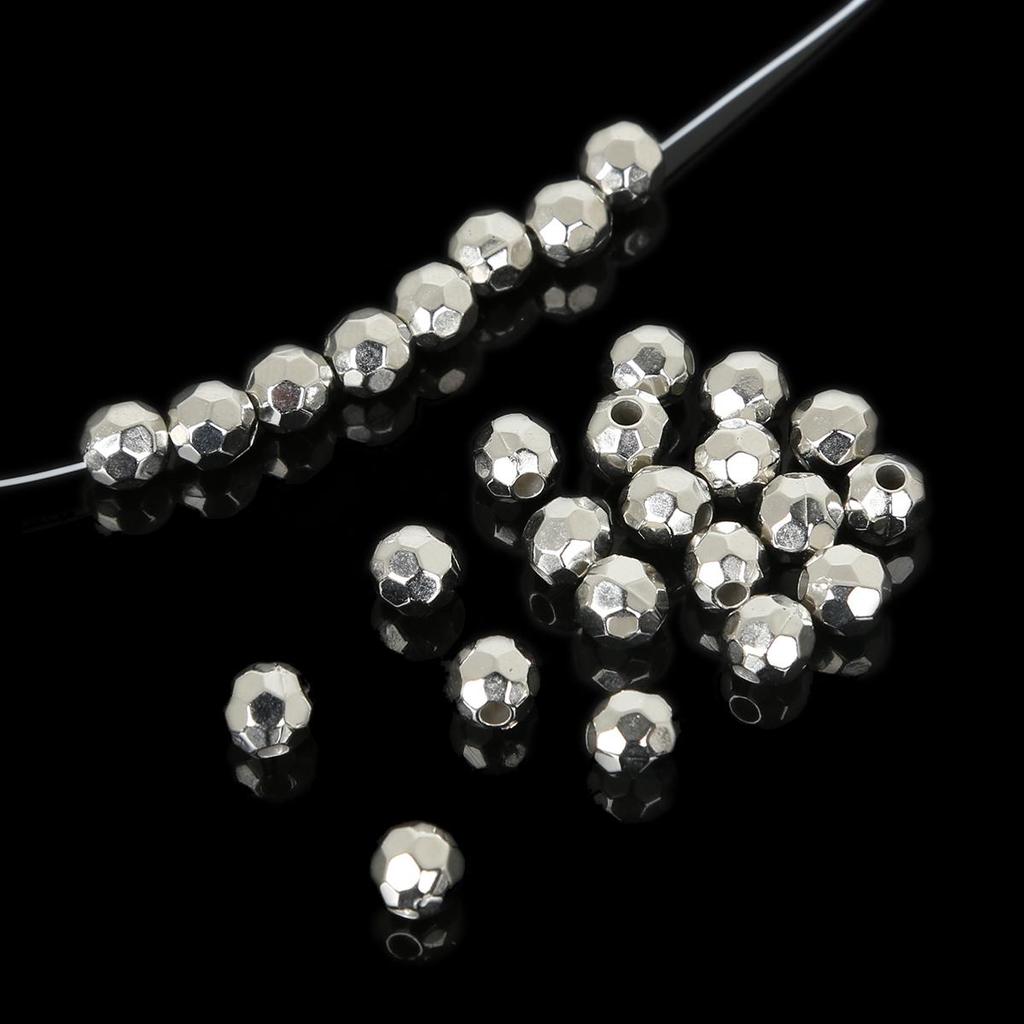 100-500Pcs Acrylic CCB Faceted Geometry Seed Spacer Beads for Jewelry Making DIY Bracelet Necklaces