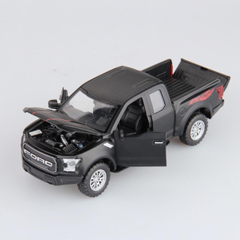 1/32 F150 модель автомобиля из сплава, имитация Raptor, пикап, звук и свет двери автомобиля