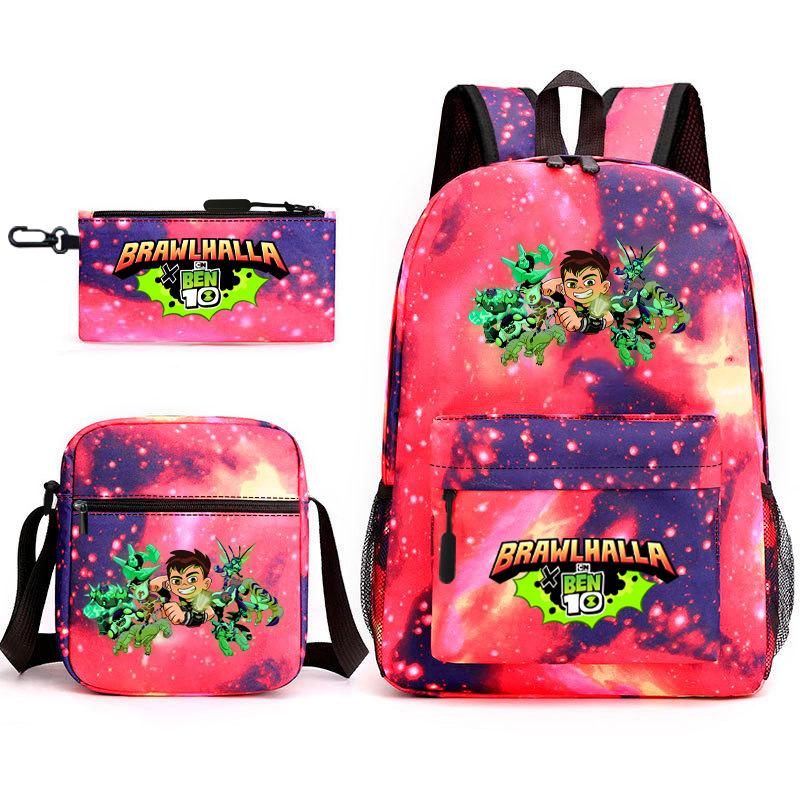 Рюкзак Hacker Junior Trend Starry Sky Набор из трех предметов