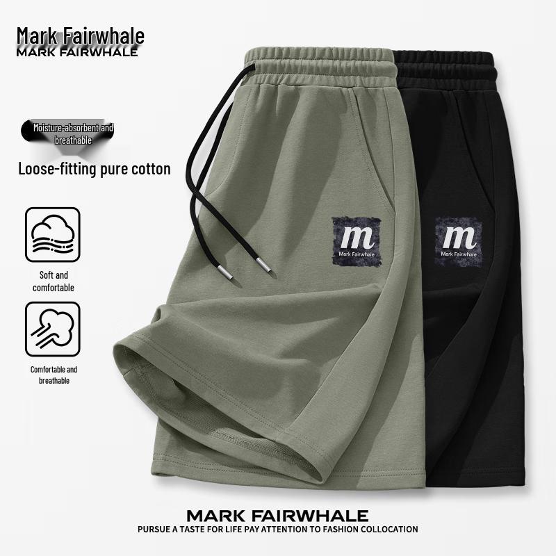 Mark Fairwhale Мужские повседневные хлопковые шорты с влагоотводящими свойствами