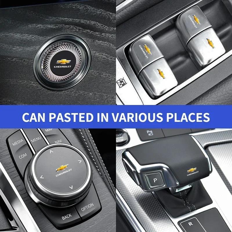 Наклейки-значки на руль, панель приборов, центральную консоль для Chevrolet Cruze Aveo Captiva Lacetti Epica Lova Impala Equinox