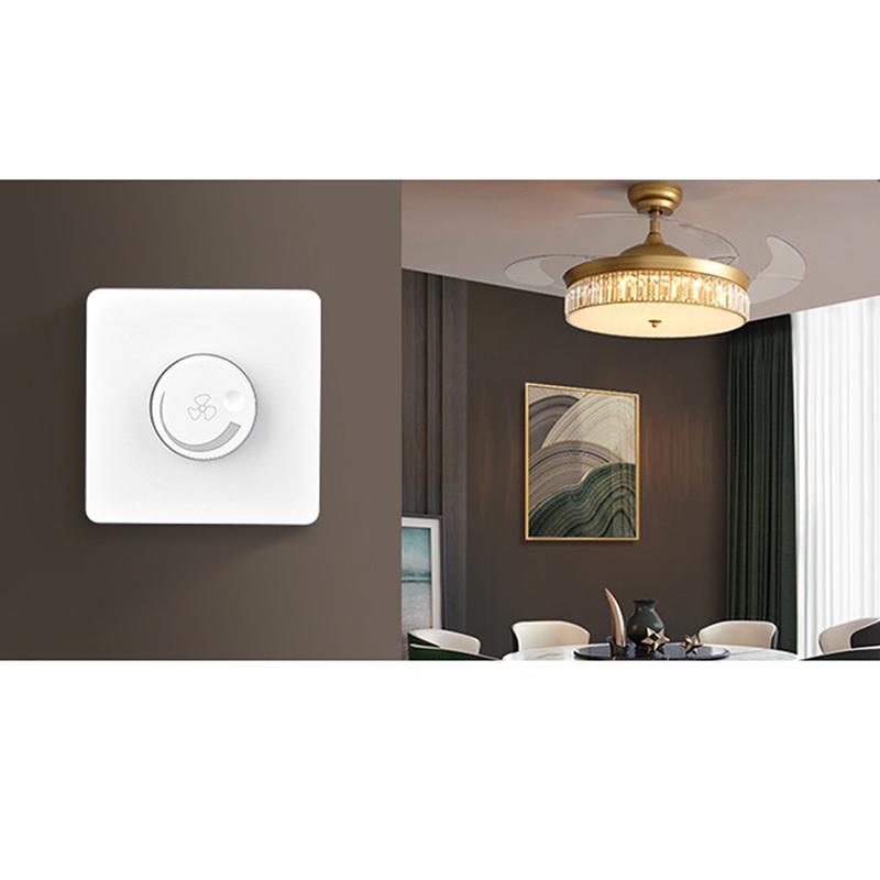 Регулировка скорости потолочного вентилятора Переключатель управления Настенная кнопка Диммер 220В 10А KTY