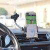 KEEPO Universal Black Extendable Long Arm 360 Adjustable Flexible Windshield & Desktop Car Phone Holder for 4-7 Inch