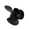 12 1 4in Boat Propeller 3 Blades Aluminium Alloy 13 Tooth Corrosion Resistance Replacement for Outboard Engines 25‑70HP