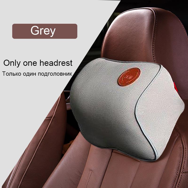 Подушка для автомобильного сиденья, подголовник, удобная дышащая подушка из пены с эффектом памяти, поддержка спины, поясничная защита, универсальный автомобиль