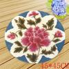 Cartoon Flower Embroidery Latch Hook Rug Kit Needlework Carpet Santa ClausAccessories Cross Stitch Latch Hook Cushion Carpet Diy
