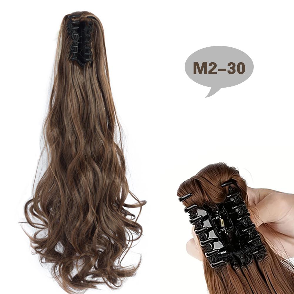 XINRAN Синтетические длинные волнистые коготки-хвосты, термостойкие накладные волосы, натуральный материал, химические волокна, волосы для женщин, мода