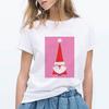 Kpop Одежда Женская Футболка Рождественский Принт Женская Футболка Харадзюку Смешная Уличная Одежда Повседневная С Коротким Рукавом