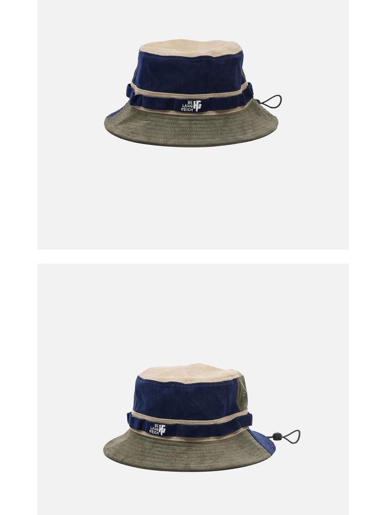 Japanese Versatile Patchwork Sun Hat - Men's Outdoor Fisherman Design