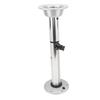 RV Table Pedestal Base Stand Detachable 7 Adjustable Height Aluminum Alloy Table Pedestal Leg Base for Caravan Boat