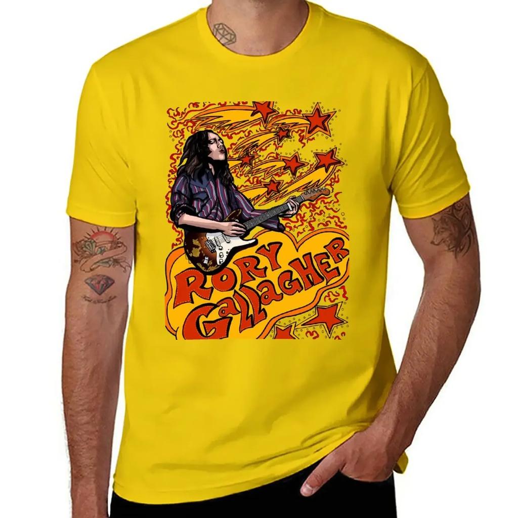 Rory Gallagher - Remember Best Musician Legend Guitarist blues T-Shirt heavyweights plus sizes mens graphic t-shirts funny