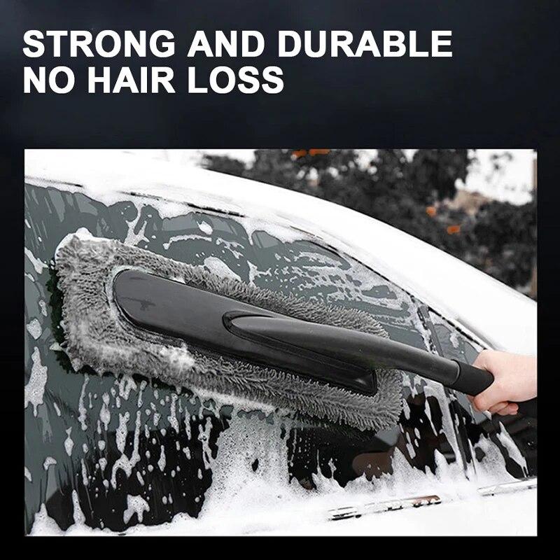 Швабра для очистки автомобиля SEAMETAL, щетина для удаления пыли, сильное водопоглощение, восковая швабра для чистки автомобиля, щетки, аксессуары для мойки автомобиля