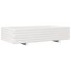 Planter White 110x60x26.5 cm Solid Pine Wood