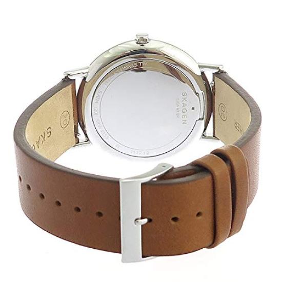 SKAGEN Signatur Quartz Men Watch Navy Brown SKW6355