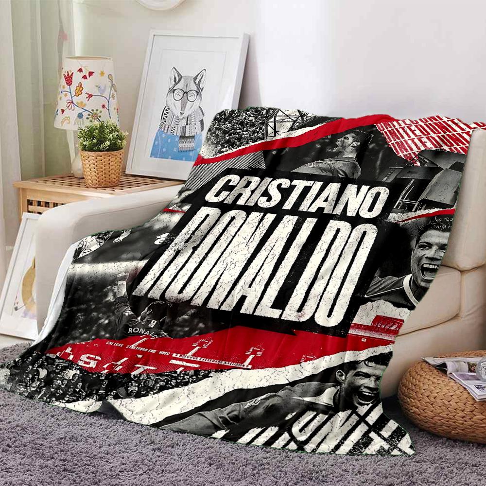 Ronaldos Legacy Football Blankets Flannel Printed Breathable Warm Throw Blanket for Home Office Bedspreads 0708a36
