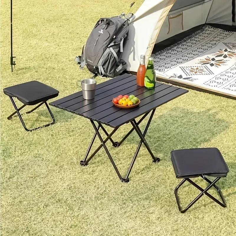 Портативный складной стул для кемпинга, пикника, рыбалки. Легкий, прочный, железный каркас, компактный, Amagi