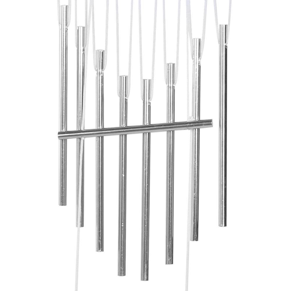 Wind Chimes Window Hanging Decor Wind Bell Home Ornament Outdoor Yard Decor (Natural Color)