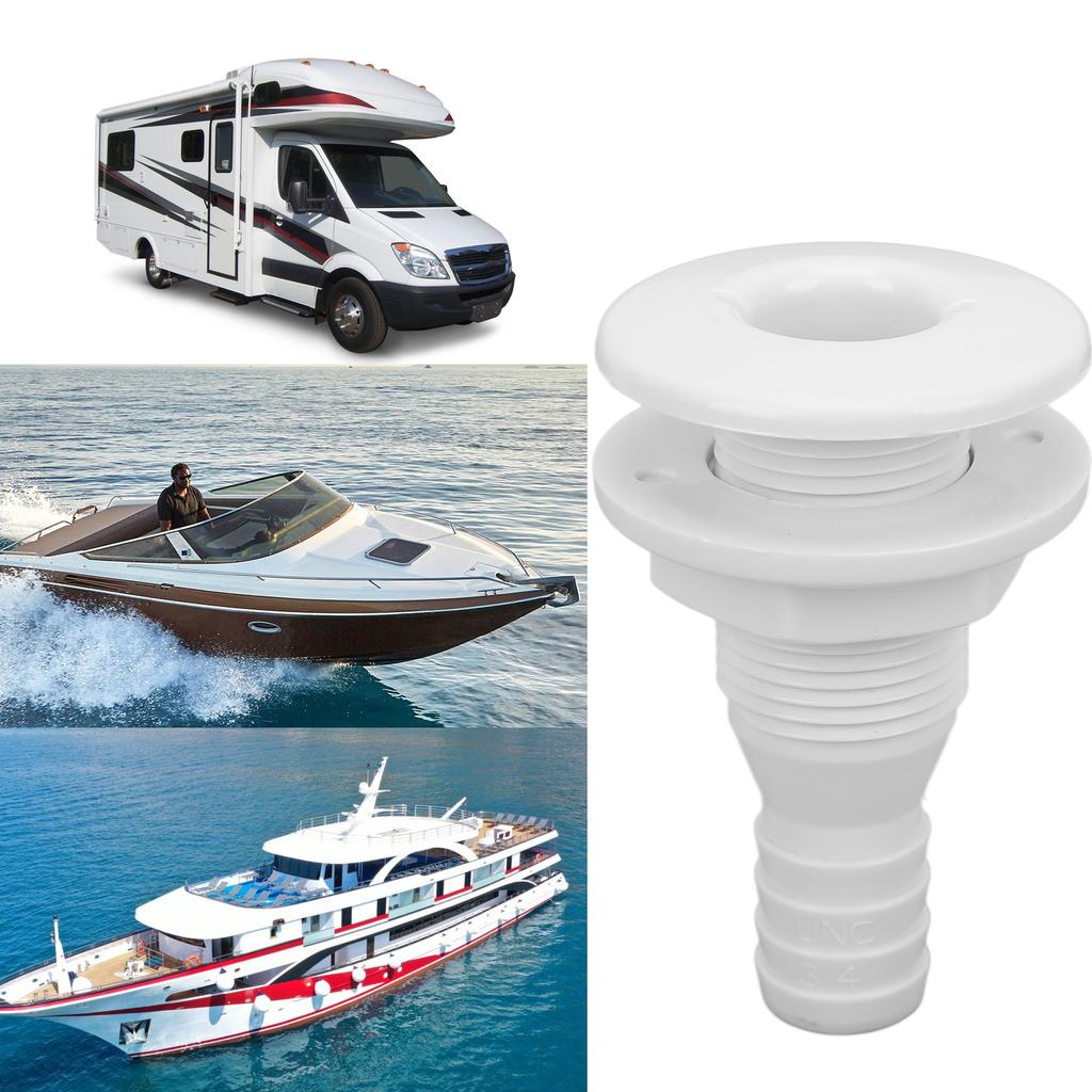 Бортовой фитинг для лодки 3 дюйма из АБС-пластика, соединитель для шланга, дренажный выход